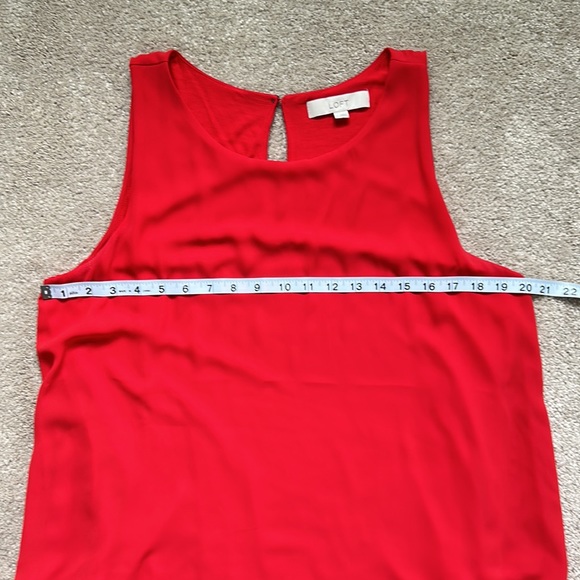 Loft Red Blouse - Picture 3 of 5